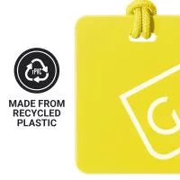 Go Travel Luggage Suitcase Tags 2 Pack - Yellow / Green | 152.102