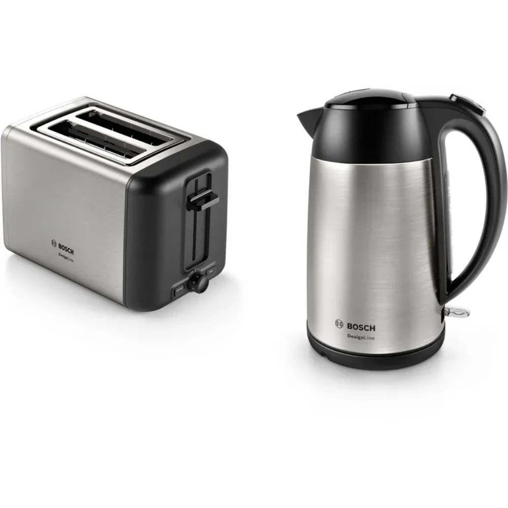 Bosch Kettle DesignLine 1.7 Litre - Stainless Steel | TWK3P420GB