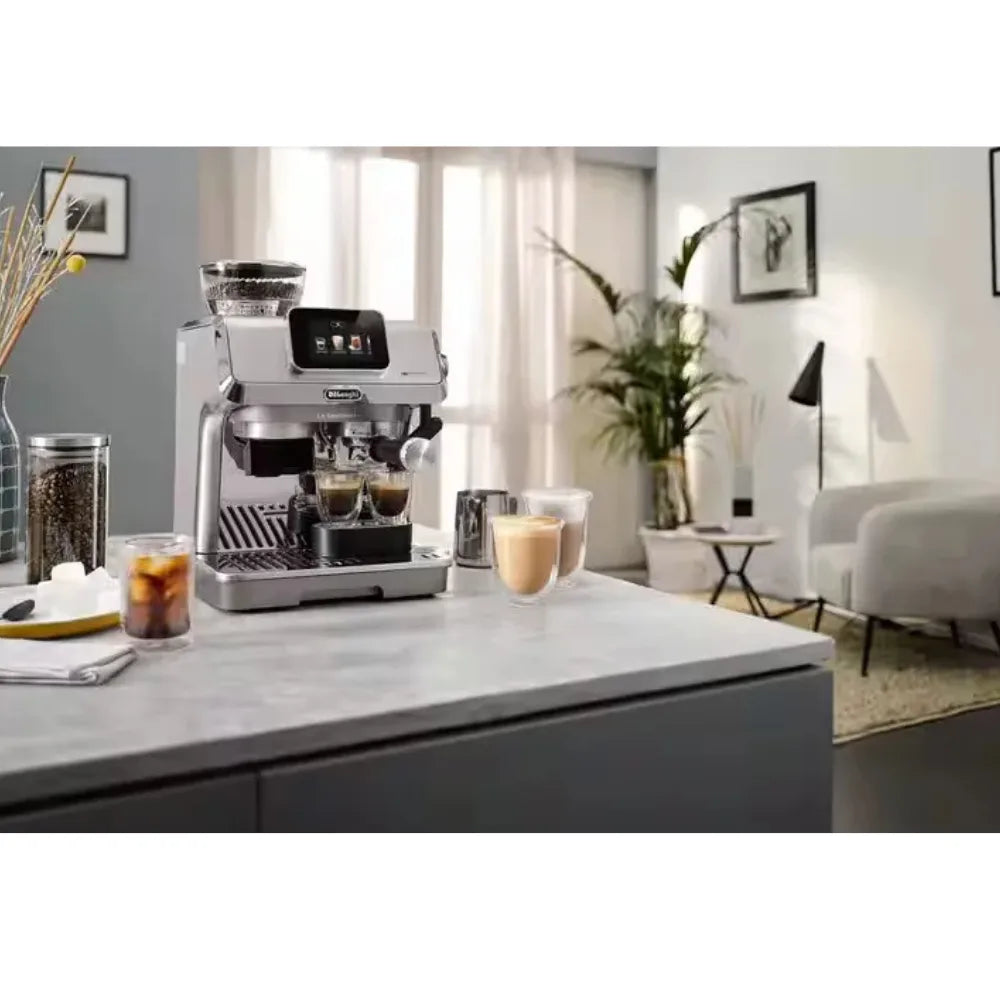 Delonghi La Specialista Touch Manual Pump Bean to Cup Coffee Machine - Stainless Steel | EC9455.M