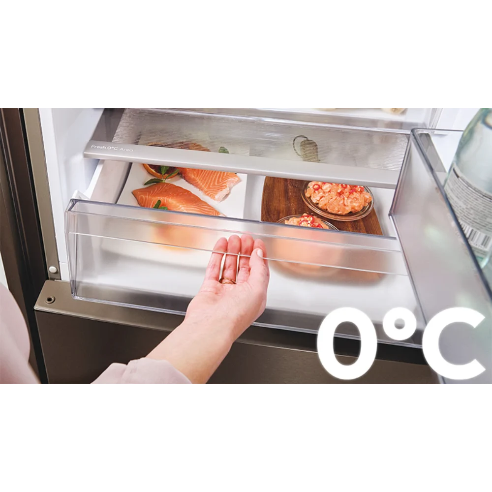 Hoover 185cm 60/40 Fridge Freezer - White | HONCQ2T618EWK