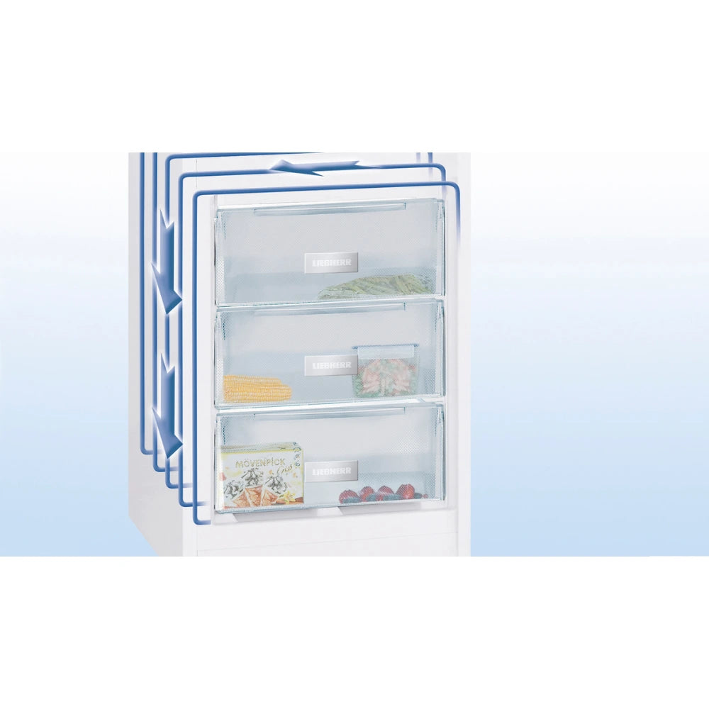Liebherr 161cm 70/30 Fridge Freezer - Silver | CUELE-2831
