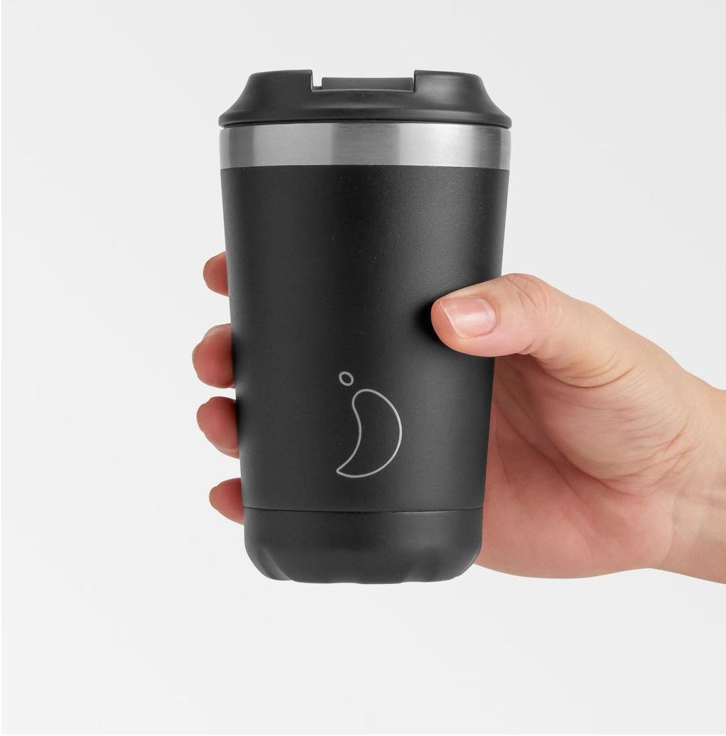 Chillys Coffee Cup 340ml - Mono Black | C340OH90RMOBLK