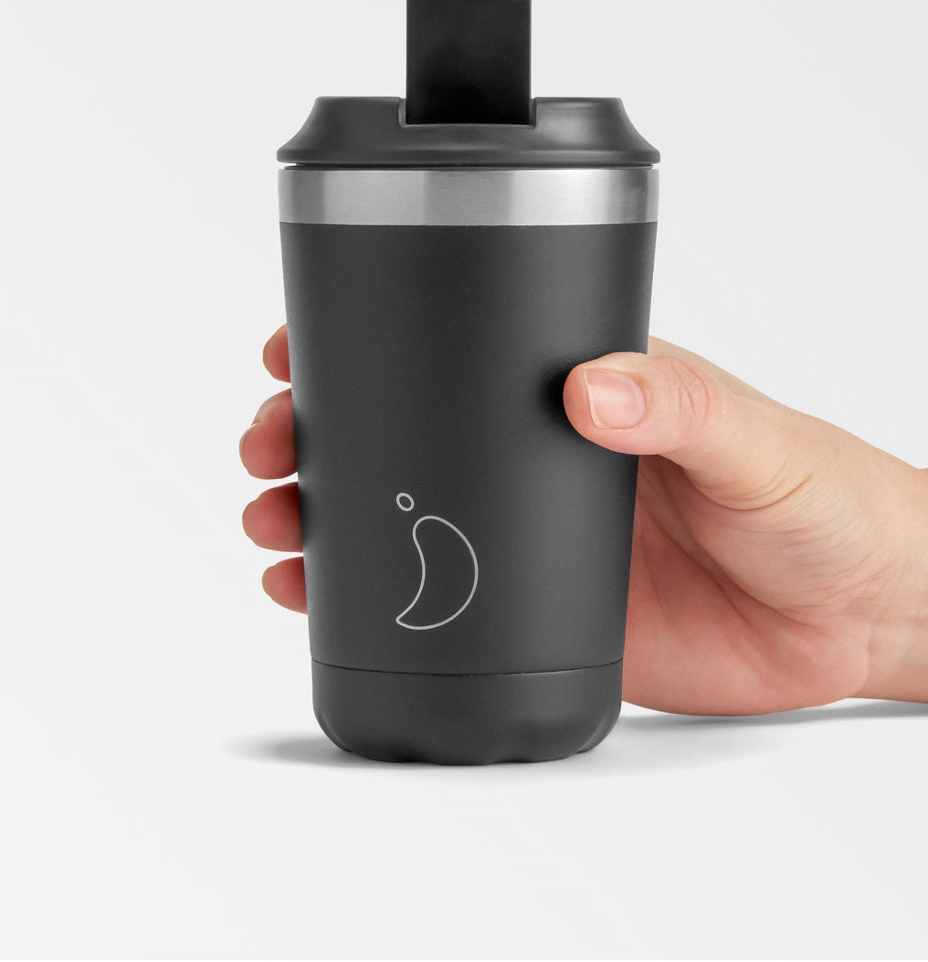 Chillys Coffee Cup 340ml - Mono Black | C340OH90RMOBLK