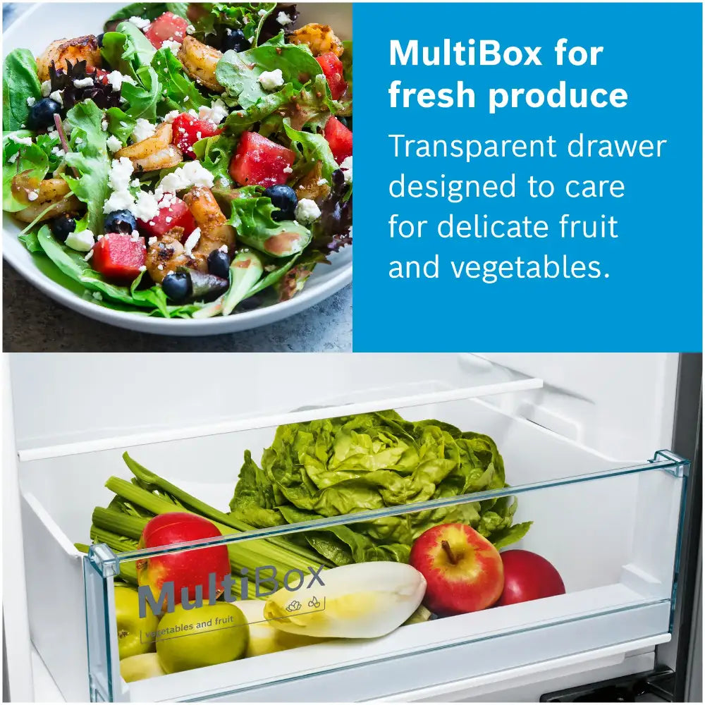 Bosch Serie 2 186cm 50/50 Frost Free Fridge Freezer - White | KGN34NWEAG