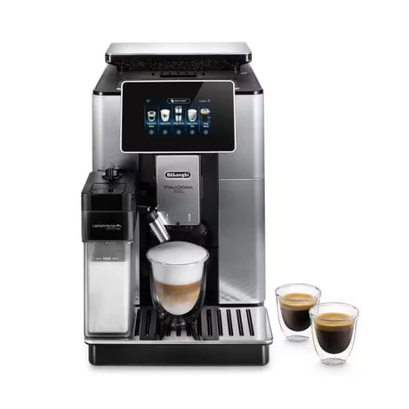 DeLonghi PrimaDonna Soul 2.2 Litre Automatic Coffee Machine - Metal Black | ECAM610.75.MB