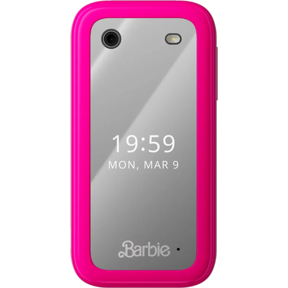 HMD Barbie Flip Phone Sim Free - Pink | 1GF030APC1L04