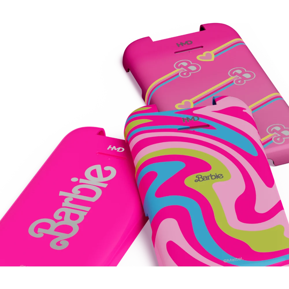 HMD Barbie Flip Phone Sim Free - Pink | 1GF030APC1L04