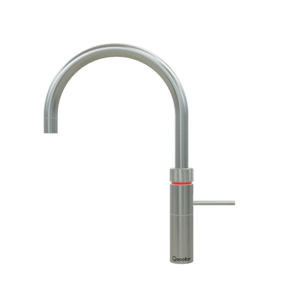 Quooker PRO3 Fusion Round Boiling Water Kitchen Tap - Stainless Steel | 3FRRVS