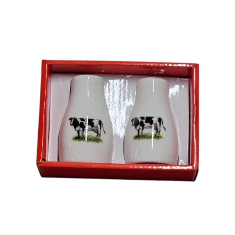 Shannonbridge Pottery Farm Cow Salt and Pepper Set