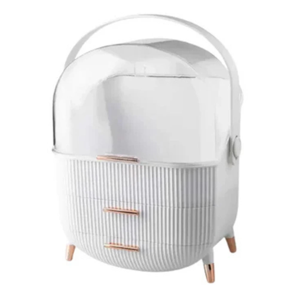 The Grange Collection Dustproof Cosmetic Storage Box - White | JA50