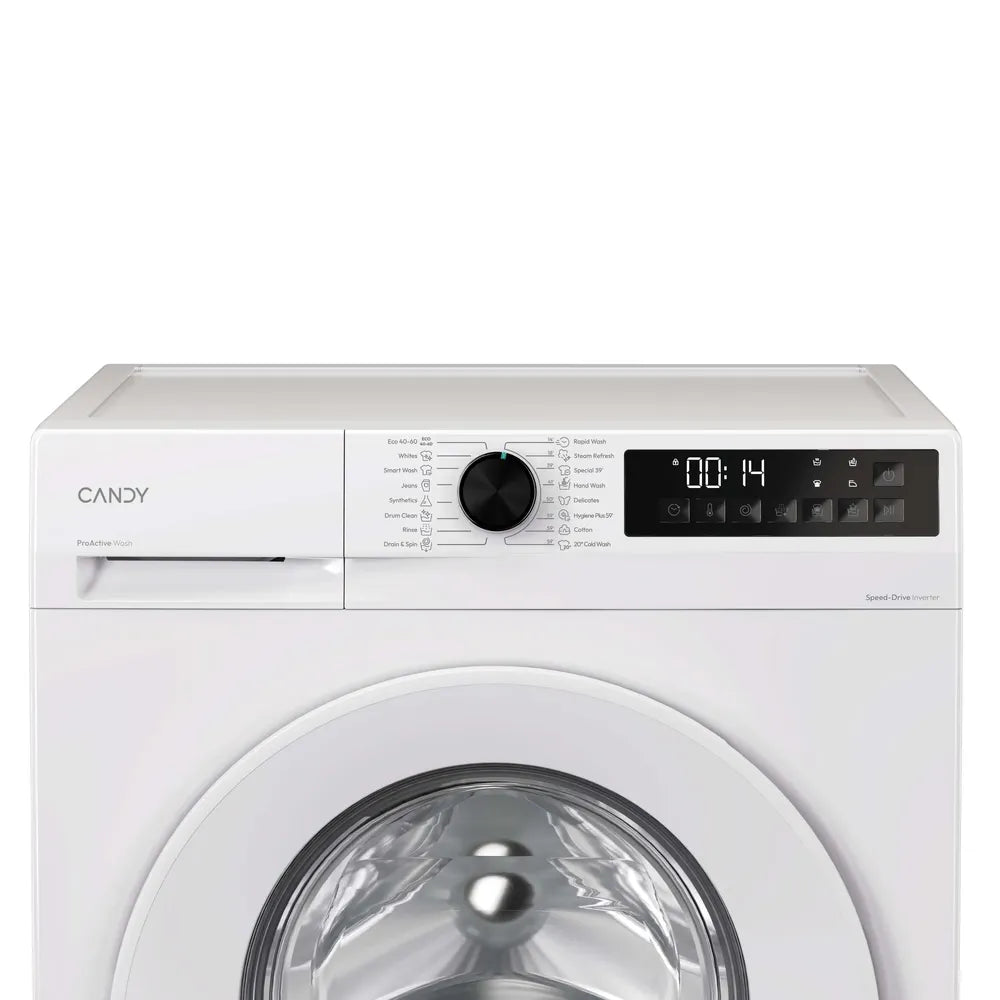 Candy Quick Pro 8kg 1400 Spin Washing Machine - White | GD48S6-80