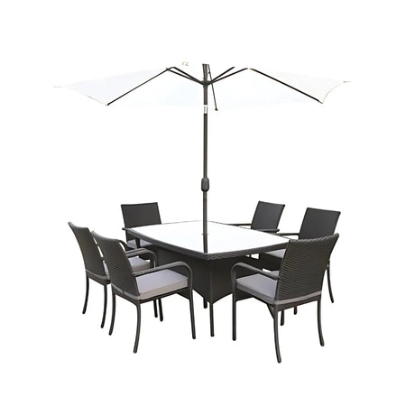 Sienna 6 Seater Rattan Garden Furniture Set