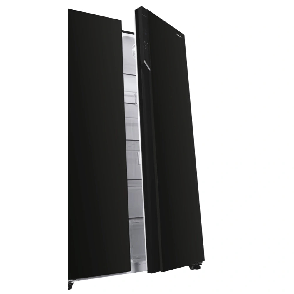 Candy Side By Side American Style Fridge Freezer 442 Litre - Black | CHSBSV5172EBKN