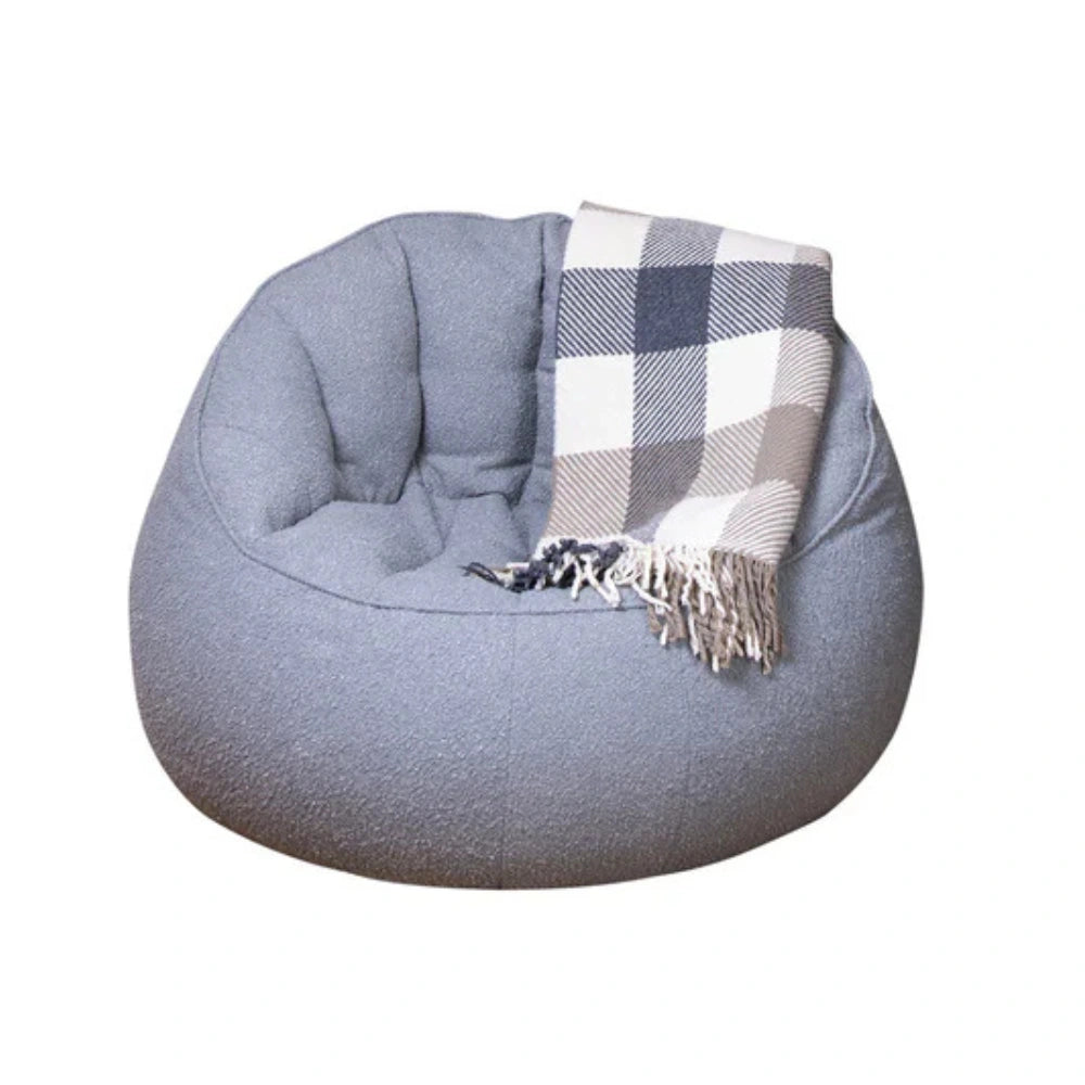 Elephant Boucle Chair Bean Bag - Grey | EBOTER20