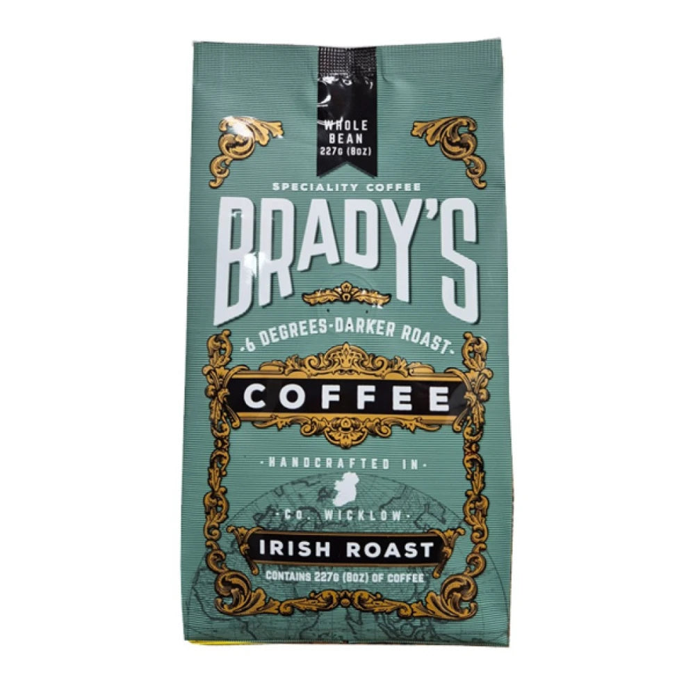 Bradys Coffee 6 Degrees Darker Roast Coffee 227g Wholebean | CB010WB