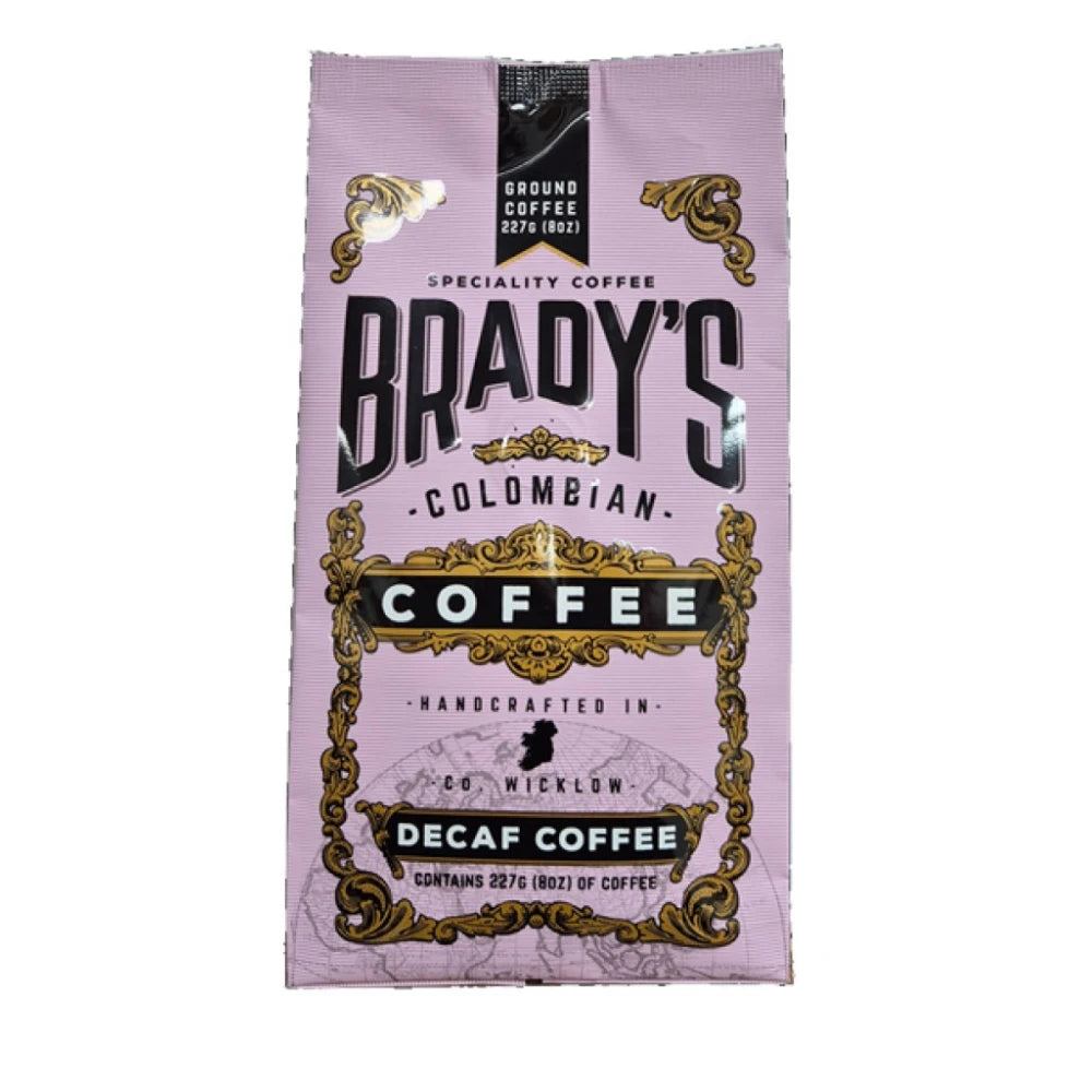 Bradys Coffee Colombian Decaf Ground 227g | CB011