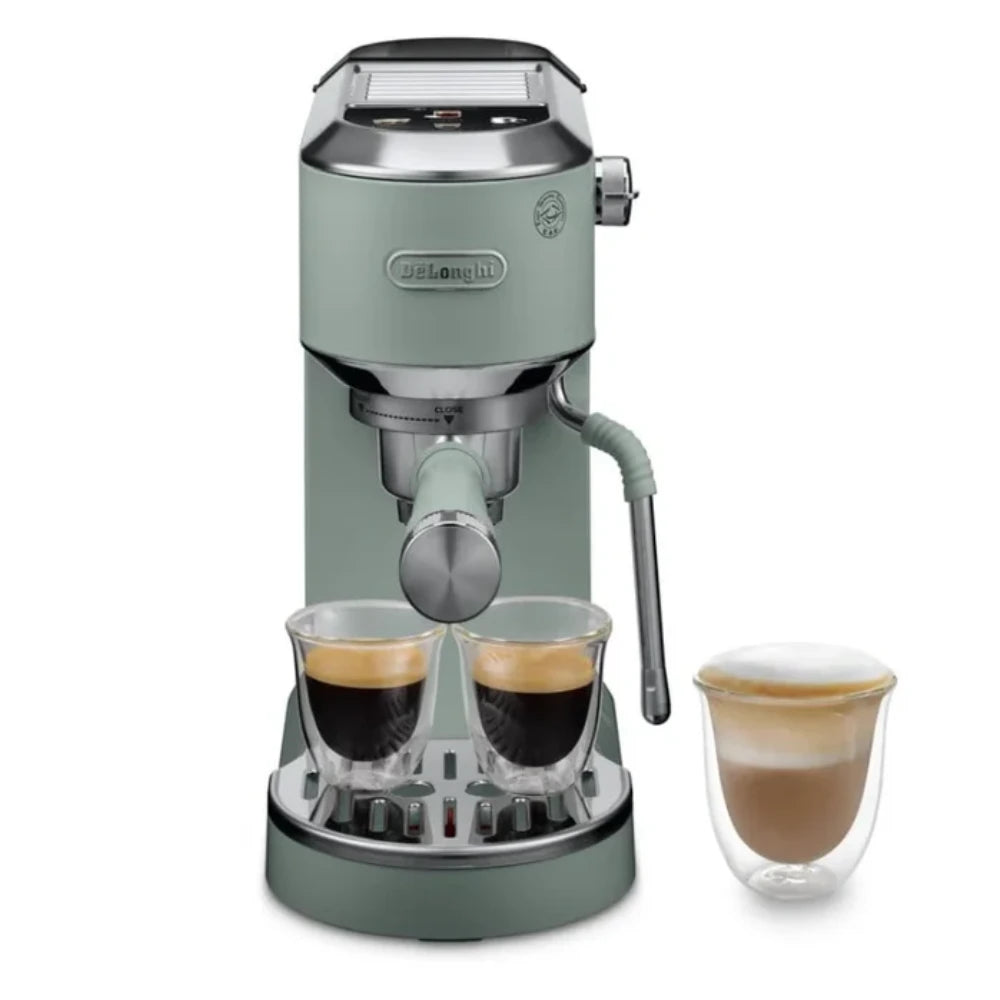 DeLonghi Dedica Duo Espresso Coffee Machine - Green | EC890.GR