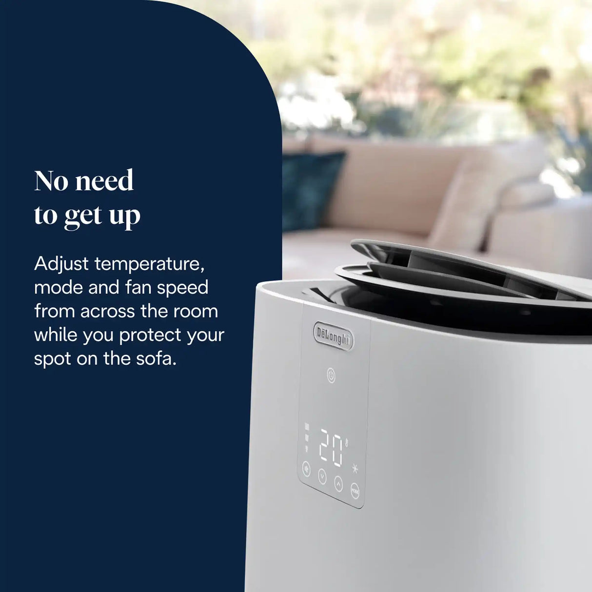 Delonghi Pinguino GentleJet Inverter Portable Air Conditioner 13000 BTU - White | AP130i