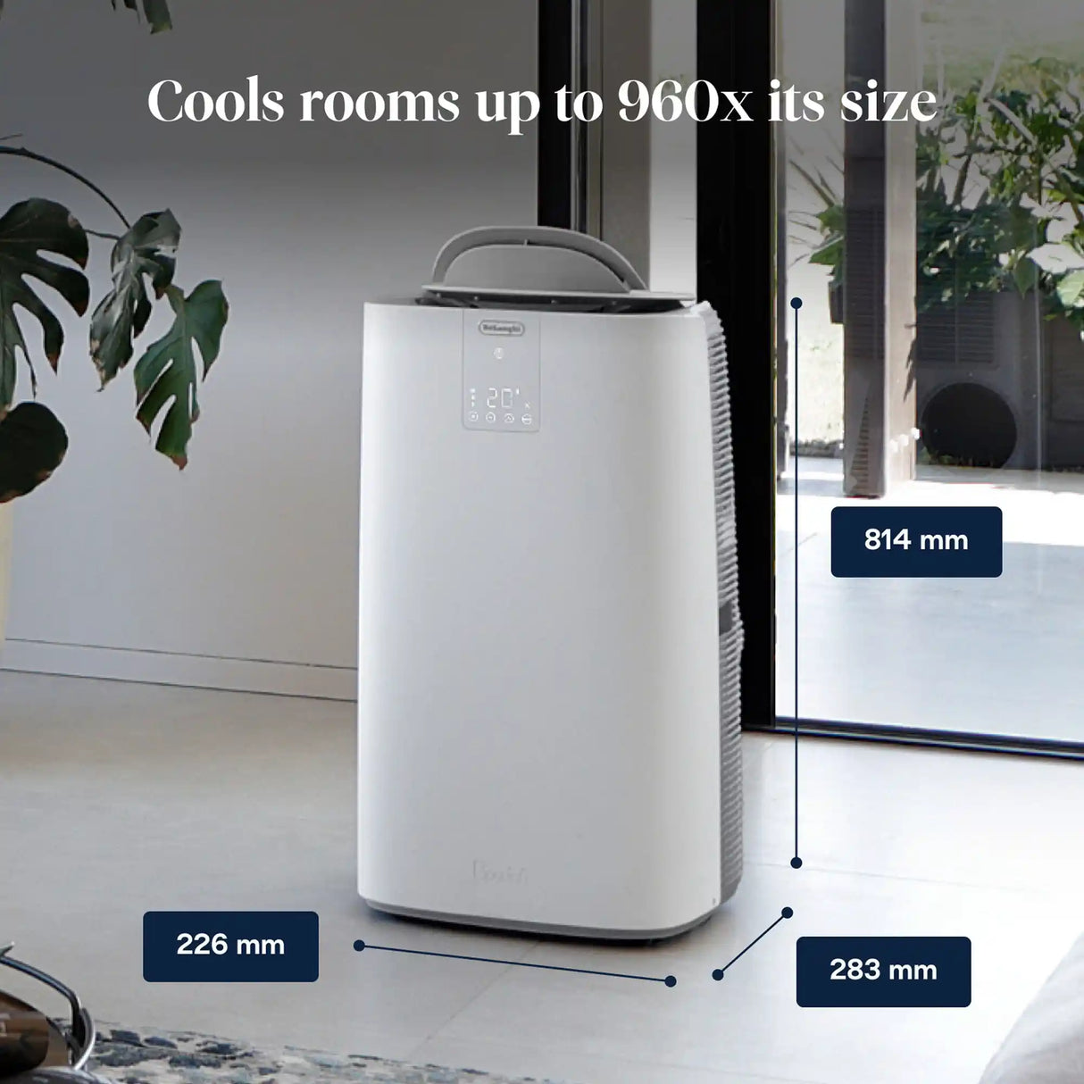 Delonghi Pinguino GentleJet Inverter Portable Air Conditioner 13000 BTU - White | AP130i
