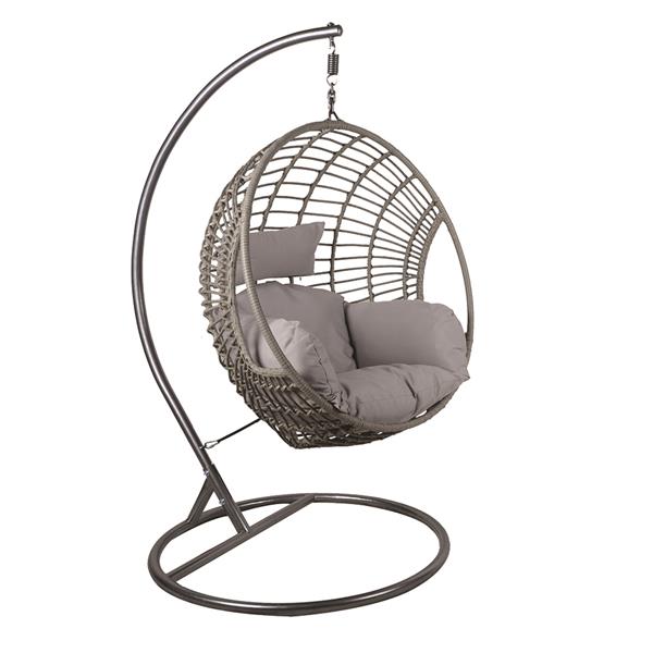 Sorrento Swinging Hanging Egg Chair + Stand