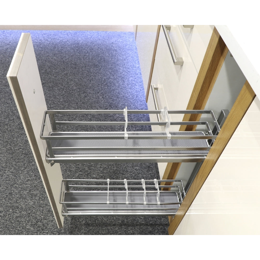 Soft Close Solid Base Basket for 150mm Unit or Side Storage R/H | 2101003