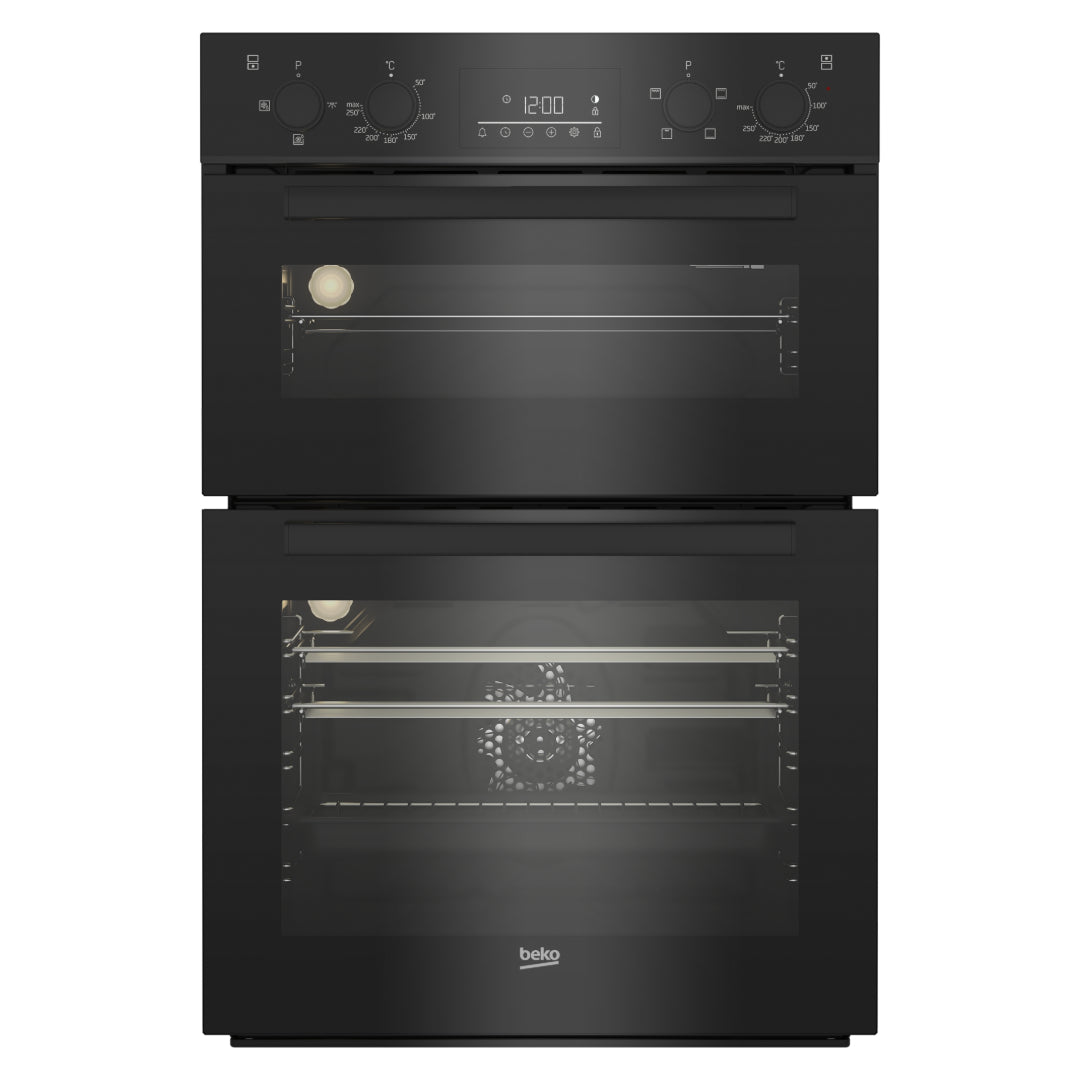 Beko Built-In Double Oven - Black | BBDF22300B