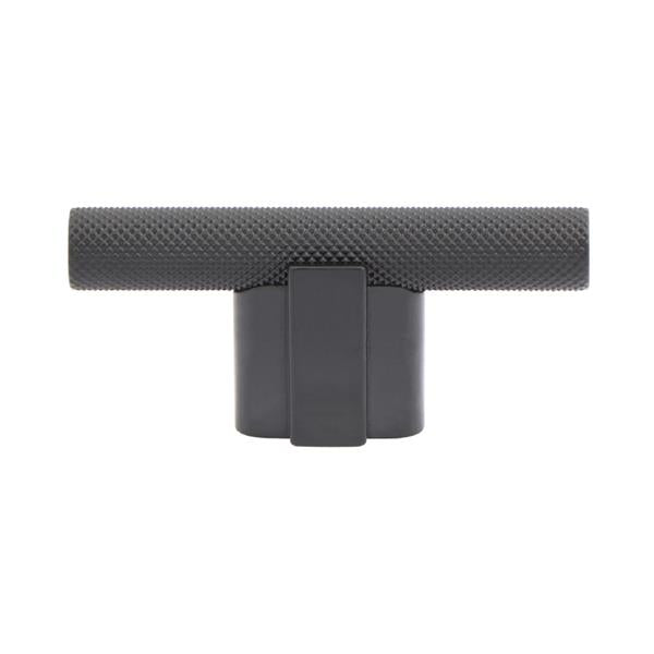 MVI Giulio Knurled Cabinet Knob - Black | Kitchen Knob