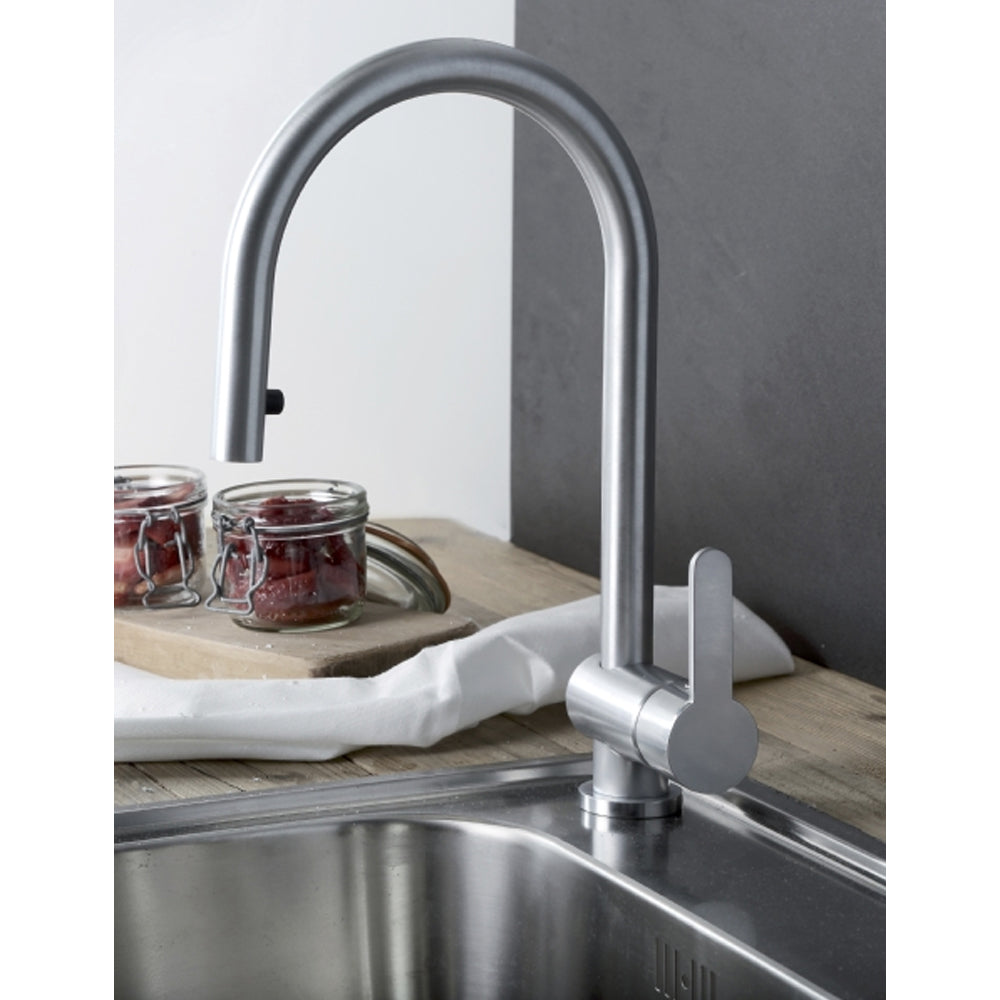 MVI Amalfi Side Lever Kitchen Sink Tap with Pull Out Hose | 2720067