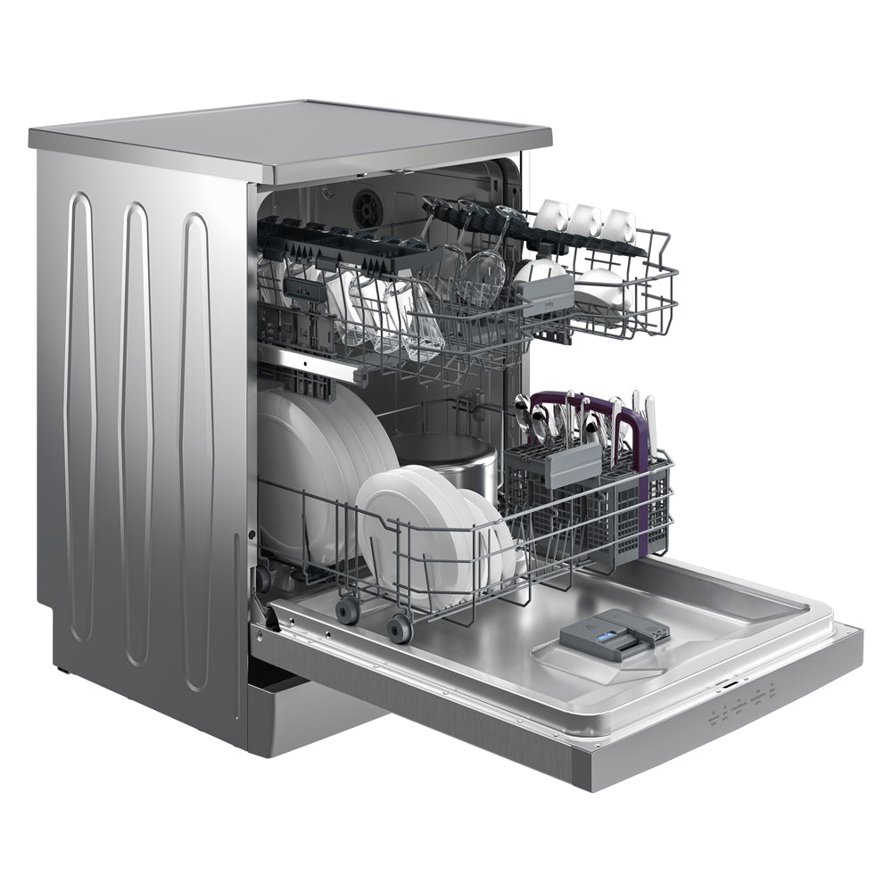 Beko 14 Place 60cm Freestanding Dishwasher - Stainless Steel | BDFN15430X
