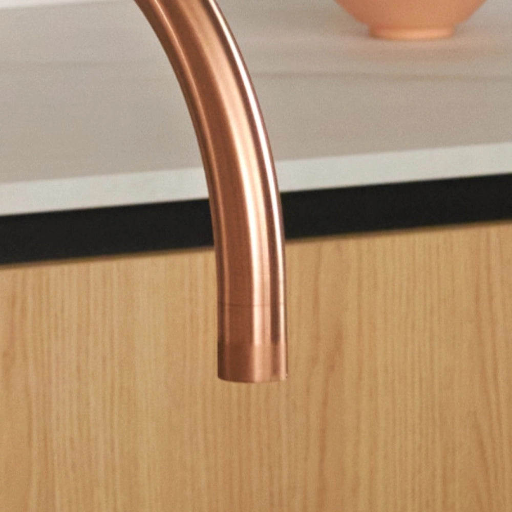 Quooker PRO3 Fusion Round Boiling Water Kitchen Tap - Rose Copper | 3FRRCO