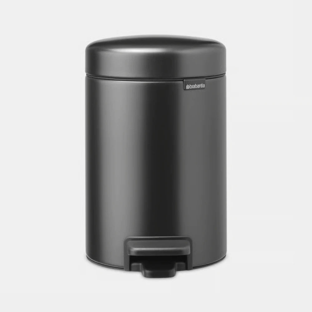 Brabantia NewIcon Pedal Bin 3 litre - Confident Grey | 233449