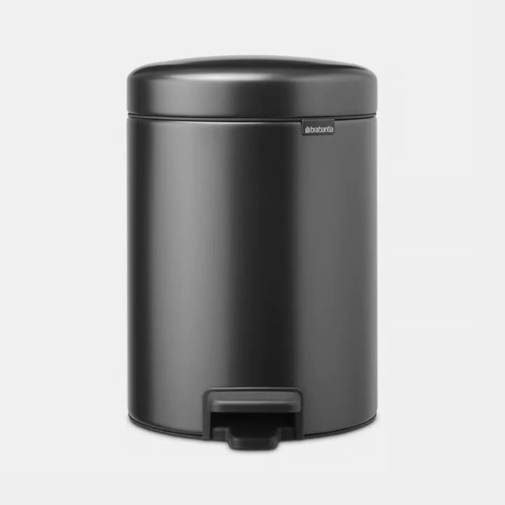 Brabantia NewIcon Pedal Bin 5 litre - Confident Grey | 233463