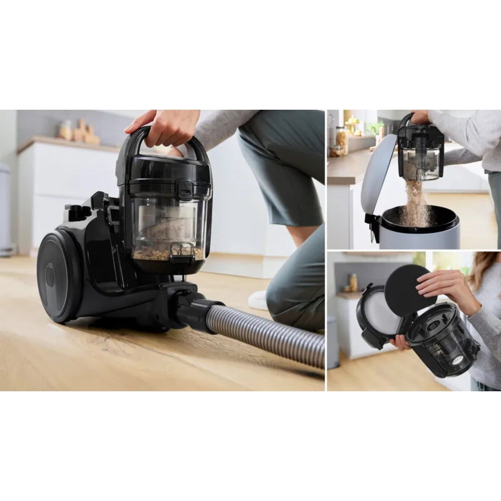 Bosch Bagless Cylinder Vacuum Cleaner - Black | BGS05BA2GB
