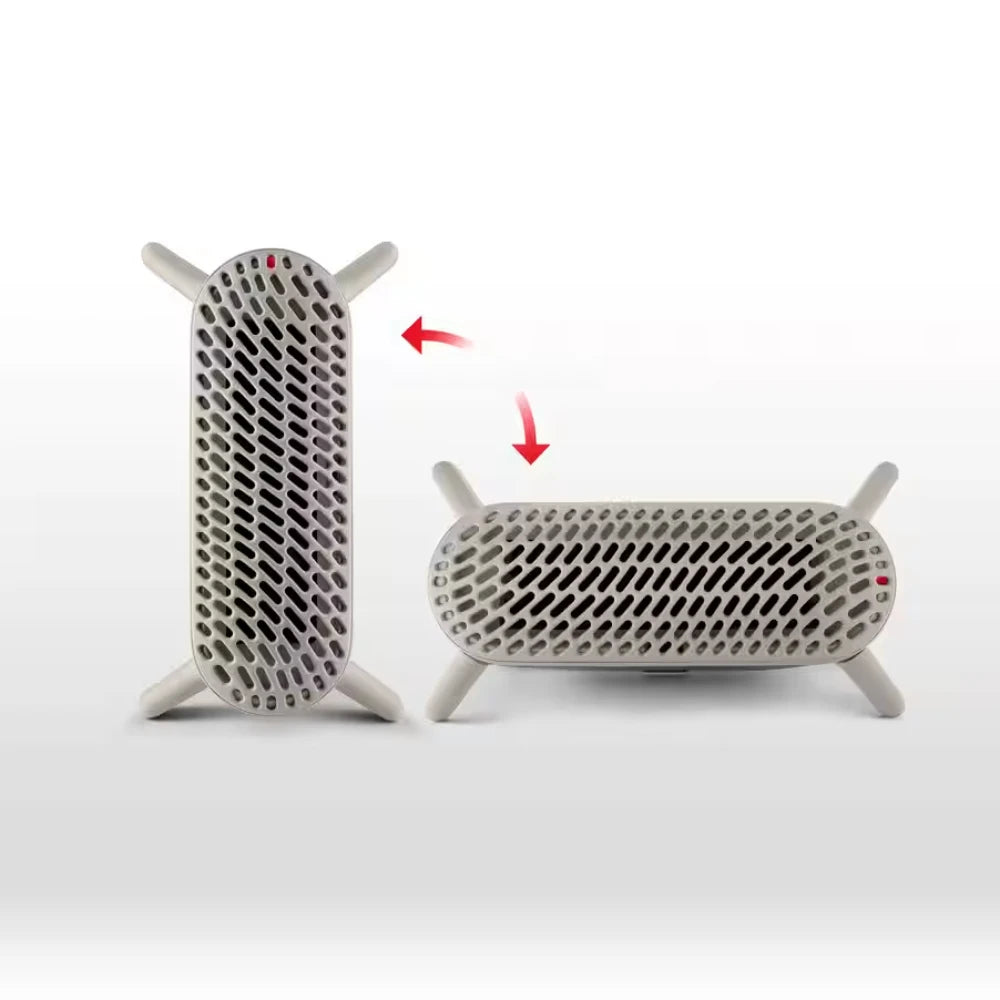 Delonghi Capsule Fit 2.4Kw Fan Heater - Grey | HFS70B24.GY