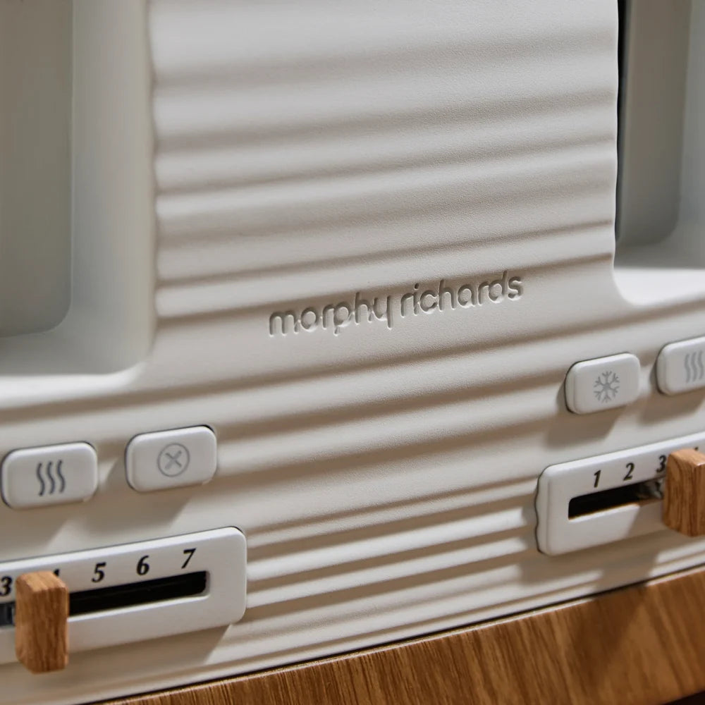 Morphy Richards Clay 4 Slice Toaster - White | 243102