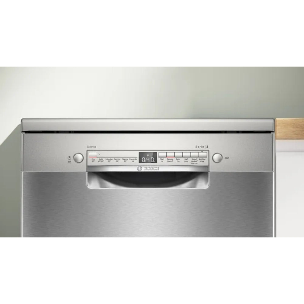 Bosch Series 2 60cm 14 Place Dishwasher - Silver Inox | SMS2HVI67G