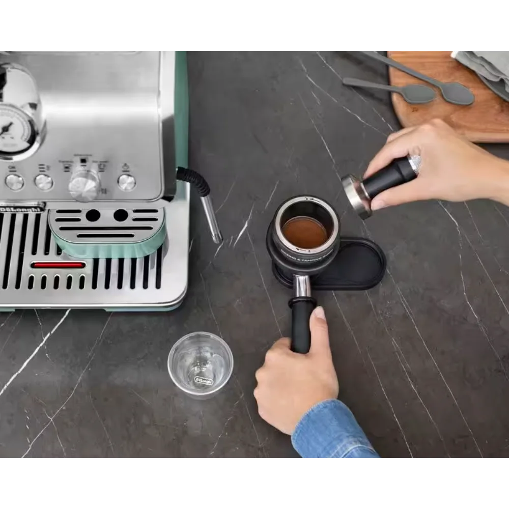 Delonghi La Specialista Arte Manual Bean to Cup Coffee Machine - Green | EC9155.GR