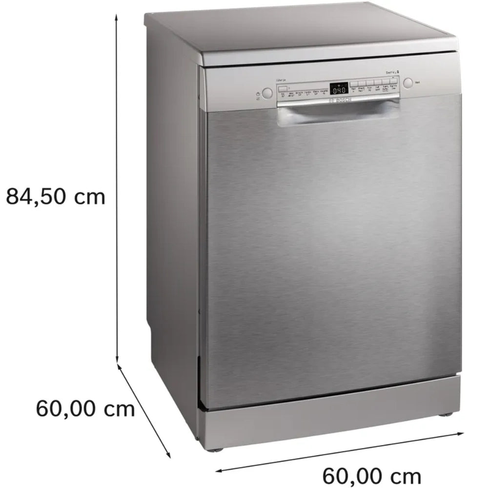 Bosch Series 2 60cm 14 Place Dishwasher - Silver Inox | SMS2HVI67G