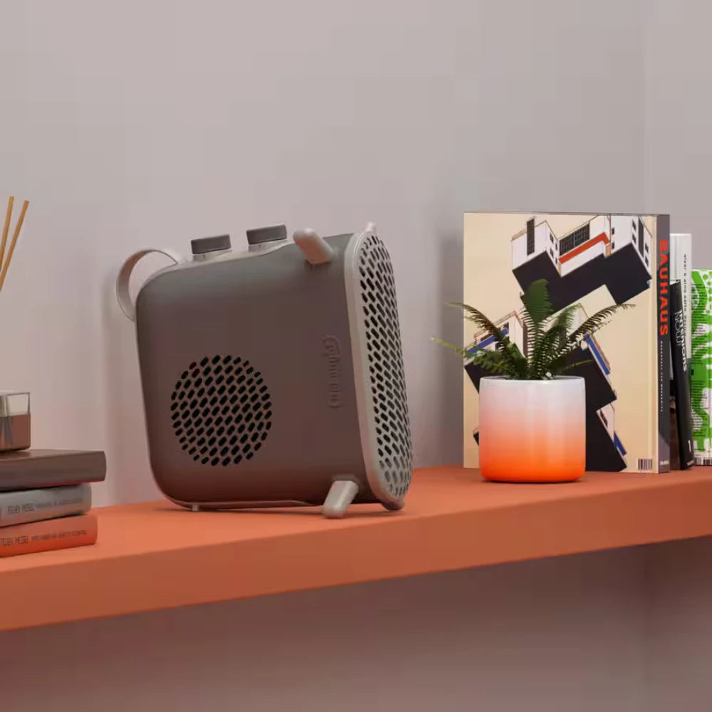 Delonghi Capsule Fit 2.4Kw Fan Heater - Grey | HFS70B24.GY