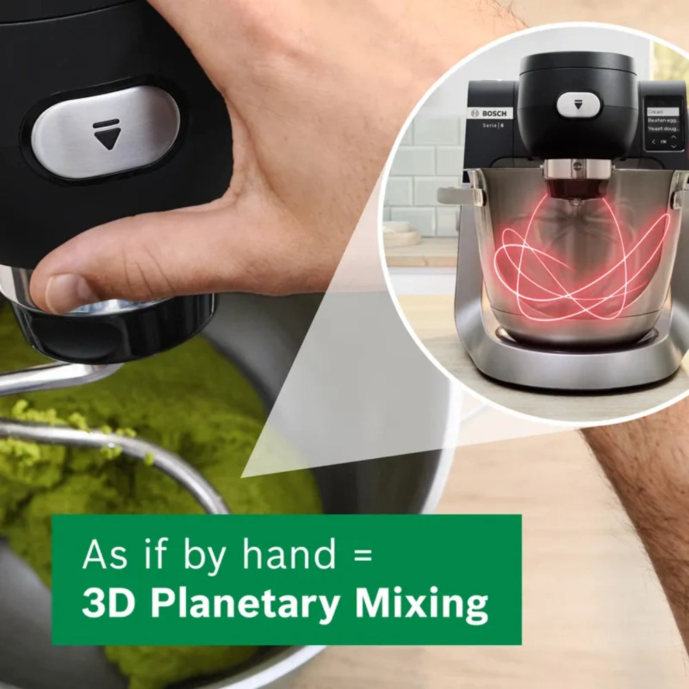 Ex-Display Bosch Series 6 Stand Mixer - Black and Silver | MUMS6ZM00G