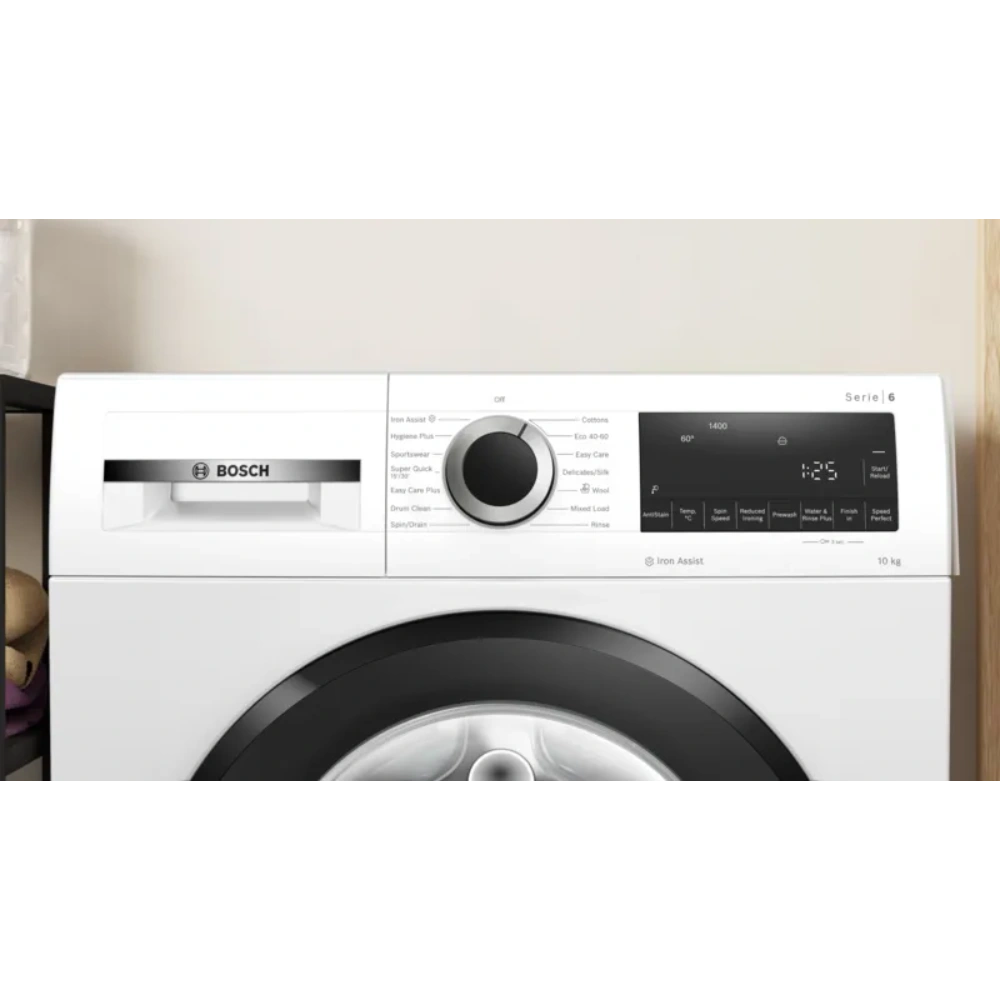 Bosch Series 6 10KG 1400 Spin Washing Machine - White | WGG254Z1GB