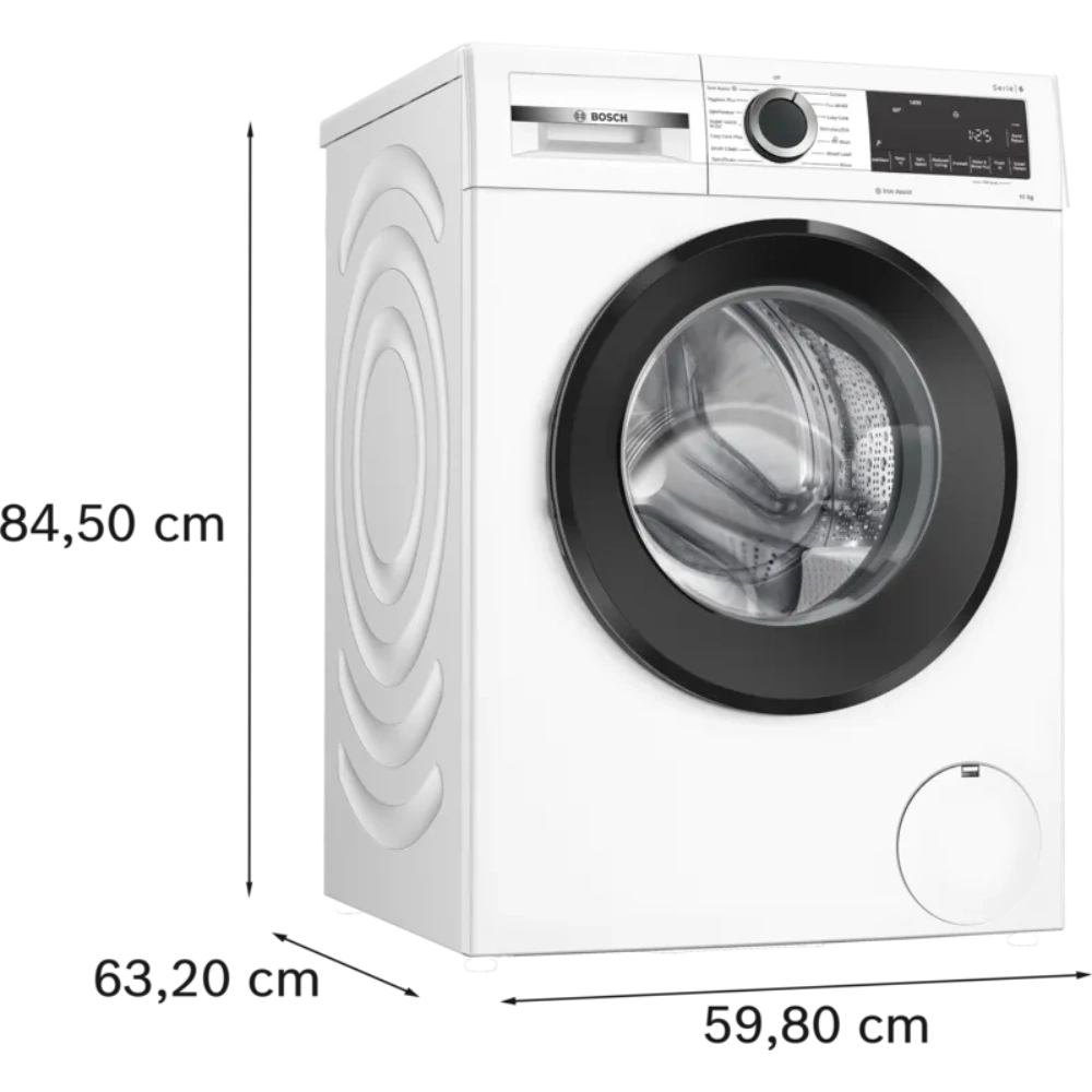 Bosch Series 6 10KG 1400 Spin Washing Machine - White | WGG254Z1GB