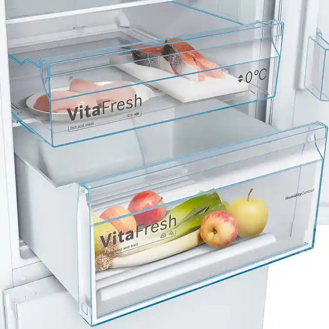 Bosch Series 4 70/30 Fridge Freezer - White | KGN392WEBG