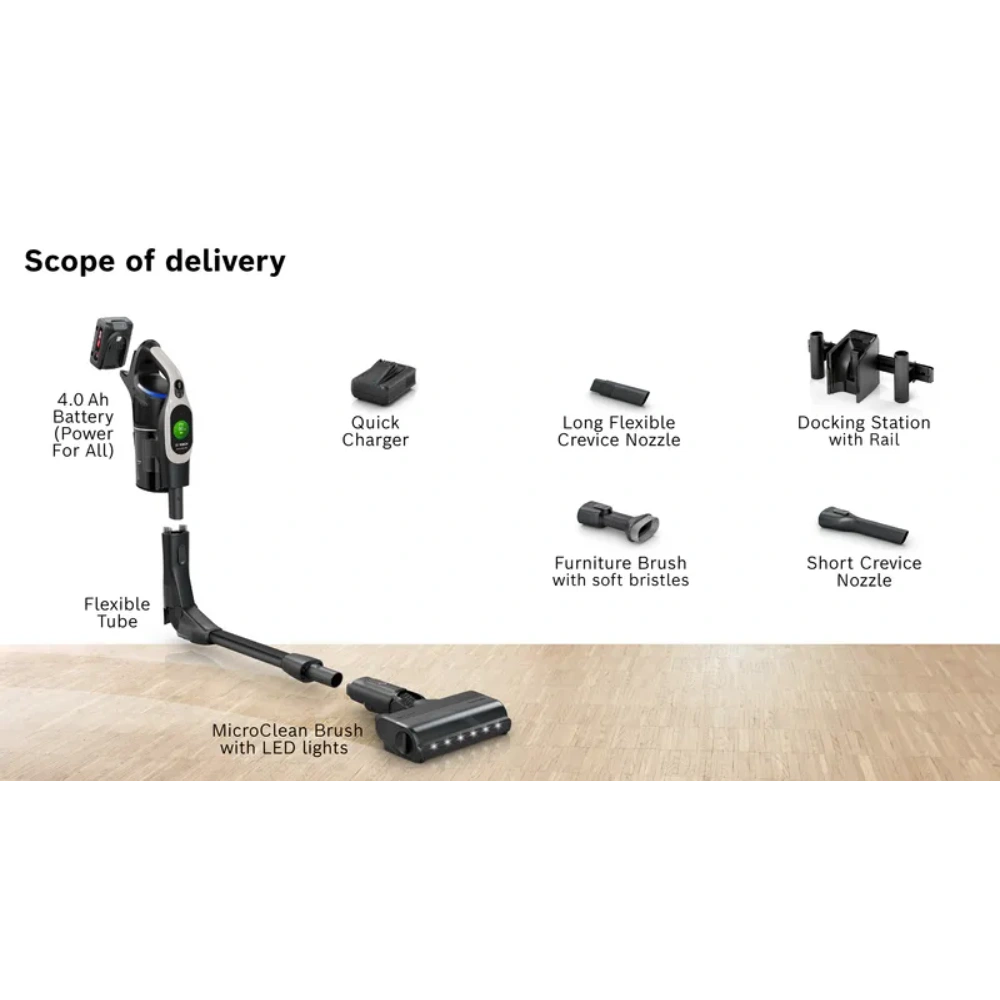 Ex-Display Bosch Unlimited 10 Cordless Vac Vacuum Cleaner - Greige | BBS1041GGB