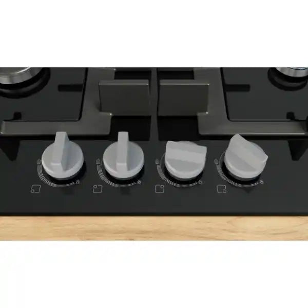 Bosch Series 4 60cm Gas Hob with Black Glass | PNP6B6K40