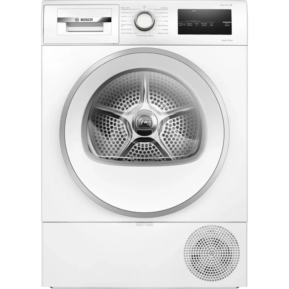 Bosch Series 4 8KG Heat Pump Tumble Dryer - White | WTH85224GB