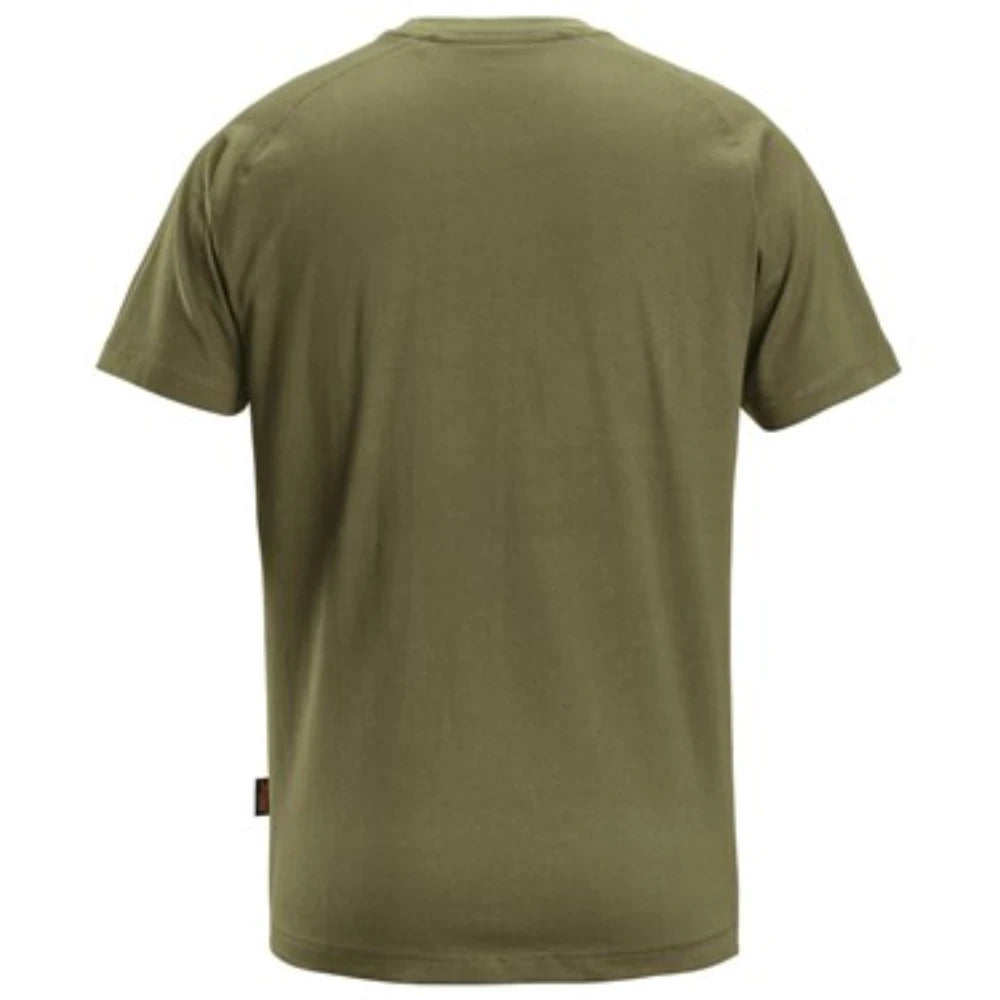 Snickers 2590 Logo T-Shirt - Khaki Green