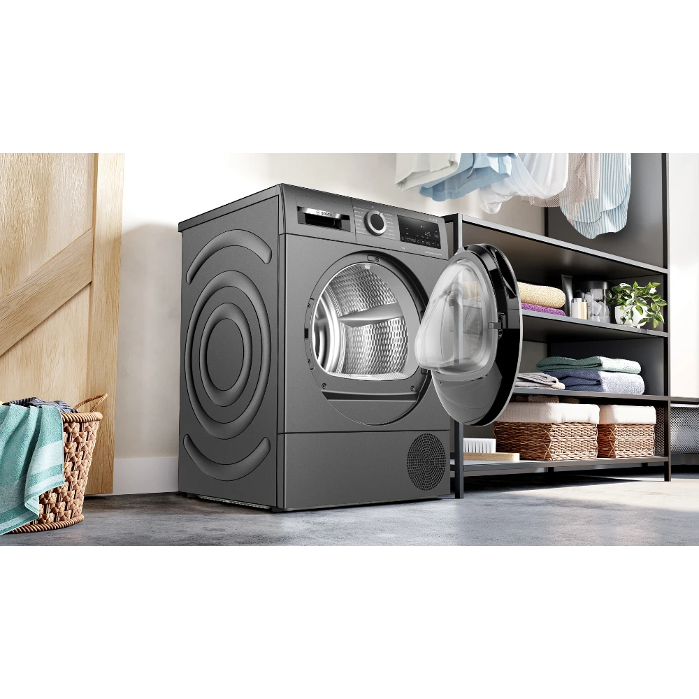 Bosch Series 6 9kg Heat Pump Tumble Dryer - Cast Iron Grey | WQG245R1GB