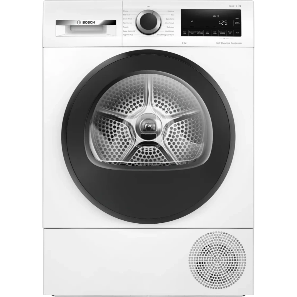 Bosch Series 6 9kg Heat Pump Tumble Dryer - White | WQG24500GB