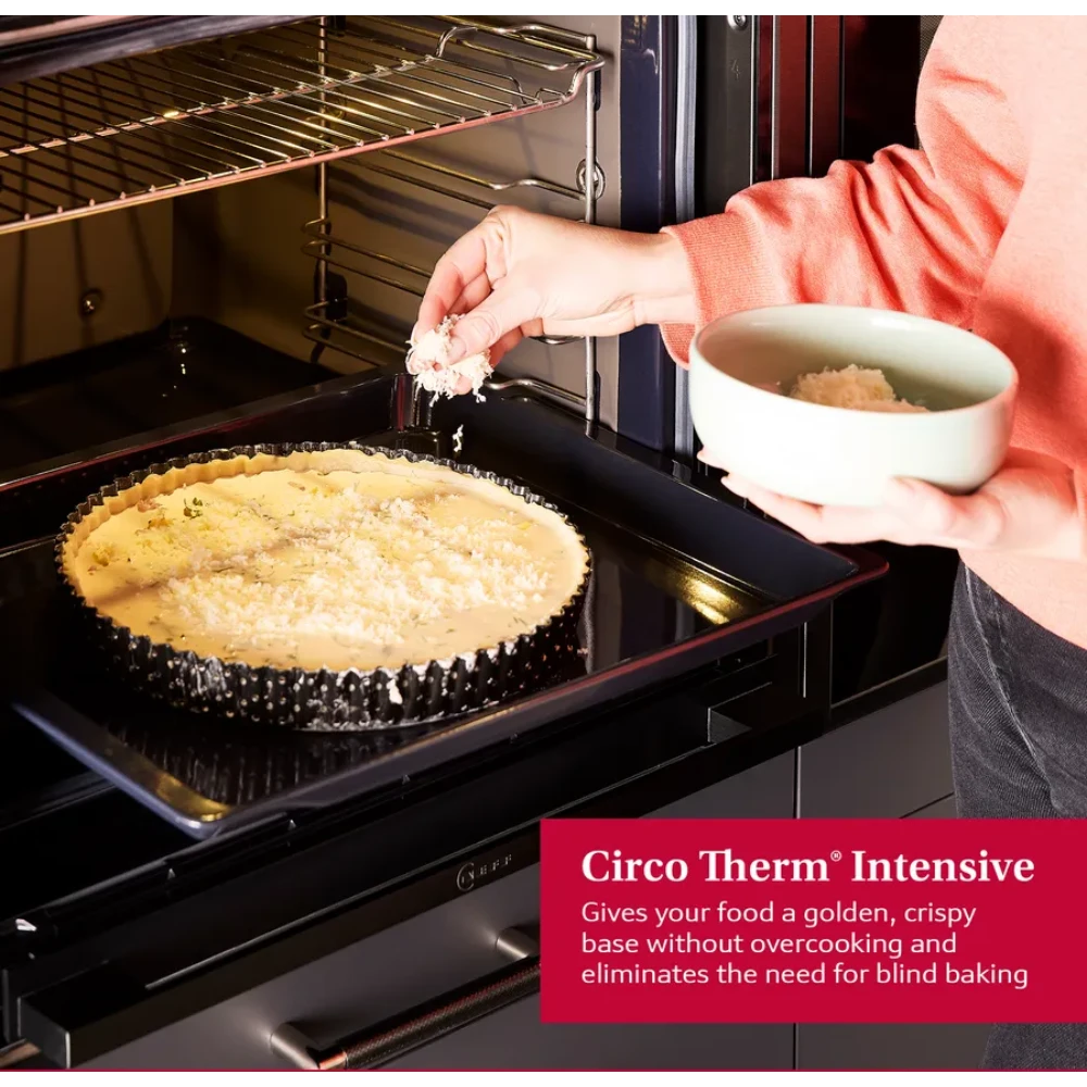 Neff CircoTherm Built In Self Cleaning Single Oven - Black | B2DCG7AK3B